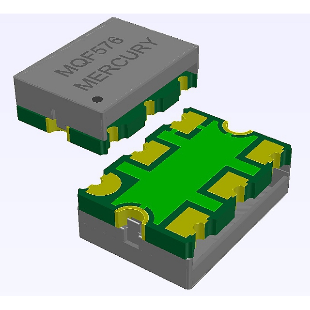 image of >33 MHz TCXO LVDS Oscillator 3.3V 6-SMD, No Lead>QMQF576D33-2.0A-33.000