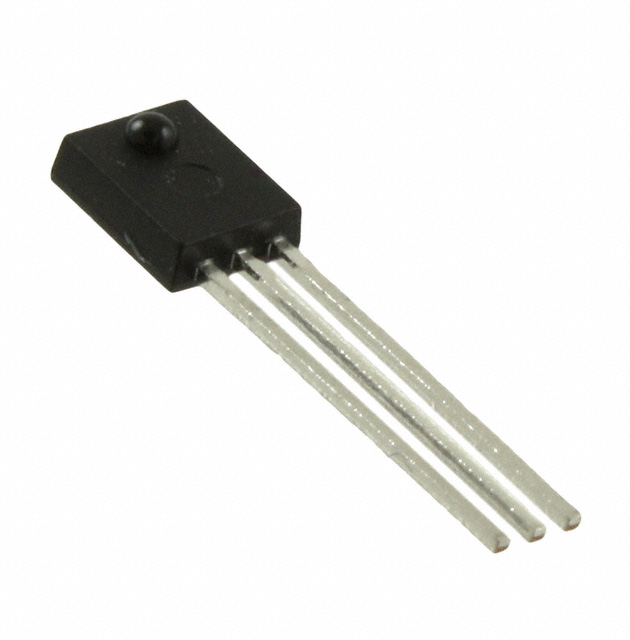 image of >Optical Sensor 880nm Photo Detector, Logic Output Push-Pull Radial, 3 Lead, Side View>QSE256