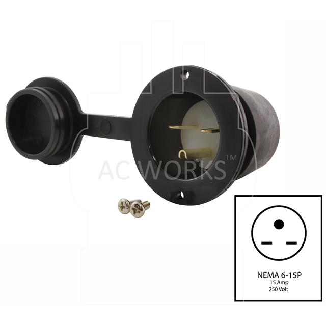 image of Fiches et prises>ASIN615P-WC 