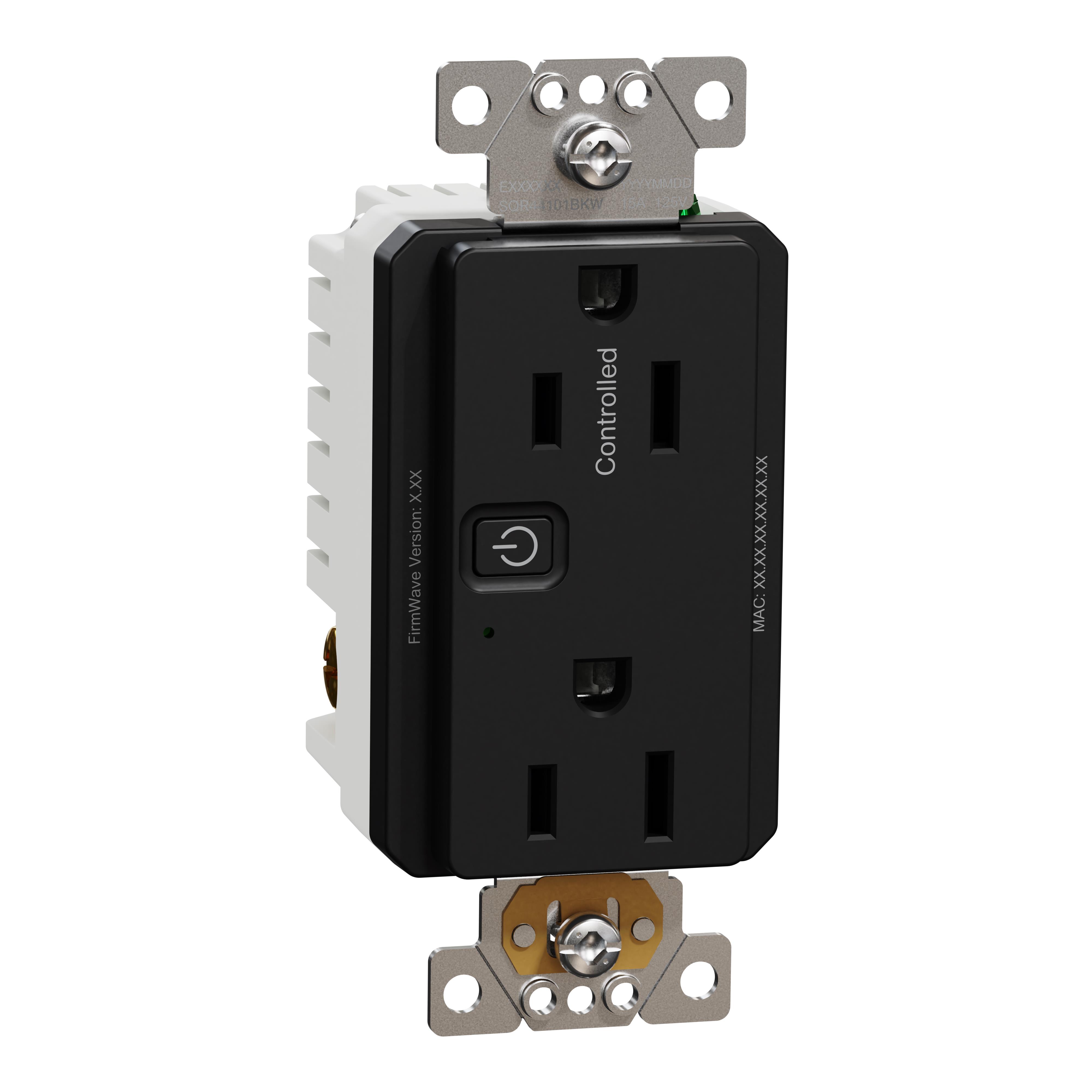 image of >Power Connector Receptacle, Female Sockets NEMA 5-15R Outlet Box>SQR44102BKZ