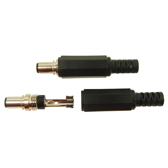 image of >Power Barrel Connector Plug 2.50mm ID (0.098"), 5.50mm OD (0.217") Free Hanging (In-Line)>FC6814775