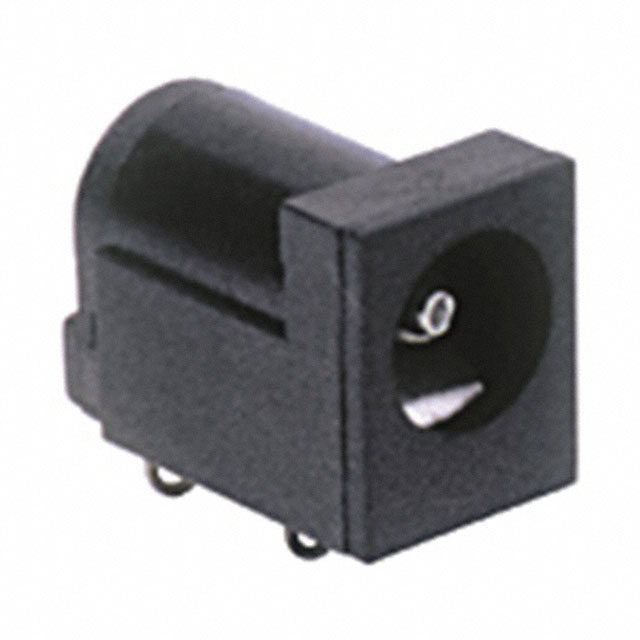 image of >Power Barrel Connector Jack 2.50mm ID (0.098"), 5.50mm OD (0.217") Through Hole, Right Angle>EJ508B