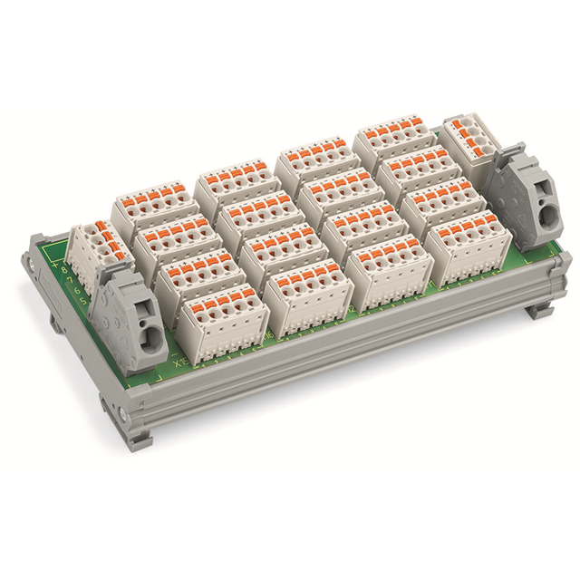 image of >8 Pole Power Distribution Block 10 A 24 V>288-870/000-040