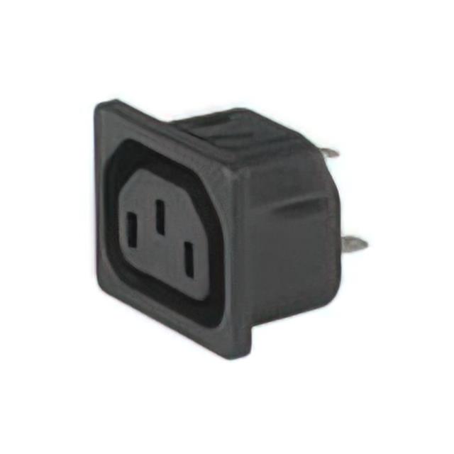 image of >Power Entry Connector Receptacle, Female Sockets IEC 320-2-2/F (C14 Variant) Panel Mount, Snap-In>6600.4112.21