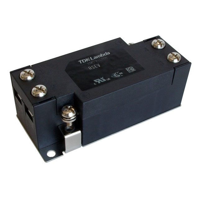 image of >Single Phase EMC/EMI Line Filter 30 A 250V 250V Single Stage Terminal Block>RSEV-2030