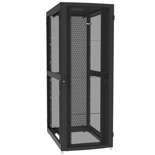 image of >Steel Equipment Cabinet Enclosed, Back, Front, Top 50.600" L x 31.500" W x 80.500" H (1285.24mm x 800.10mm x 2044.70mm) Black>DAE8229B