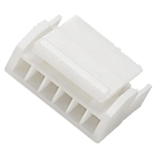 image of >4 Rectangular Connectors - Housings Plug White 0.049" (1.25mm)>A-WBH-D005EG-04CB01