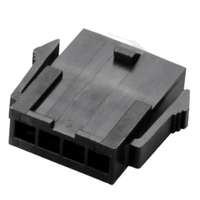 image of >8 Rectangular Connectors - Housings Plug Black 0.118" (3.00mm)>A-WBH-O002EG-08CB01