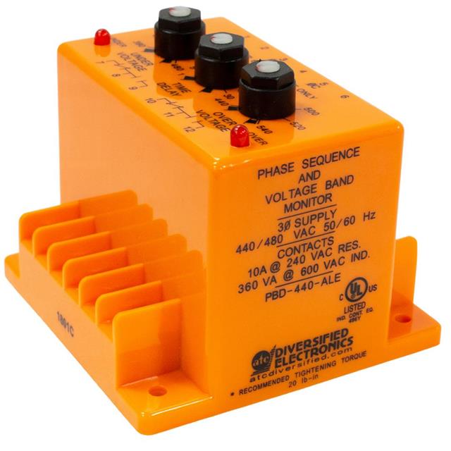 image of >Voltage Sensing AC, Phase Sequence 440VAC>PBD-440-ALE