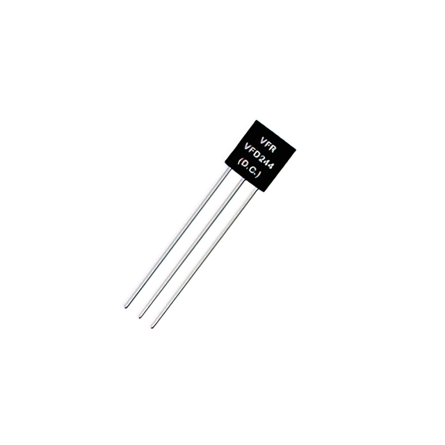 image of >50, 4.95k Ohm ±0.1% 100mW Power Per Element Voltage Divider 2 Resistor Network/Array ±0.2ppm/°C Radial - 3 Leads>Y1691V0322BA9L