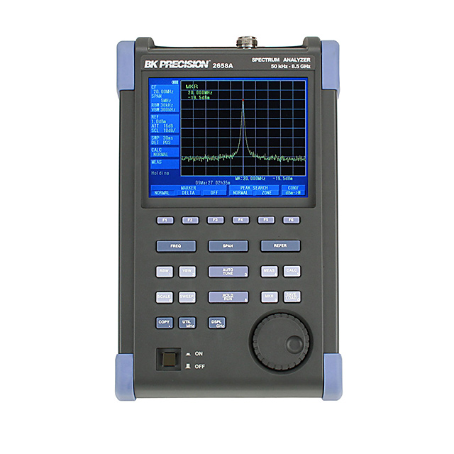 image of >50kHz ~ 8.5GHz Handheld Spectrum Analyzer -60 ~ +10dBm Auto Tuning, RS232 Port, Save/Load Battery, Power Supply, Pouch>2658