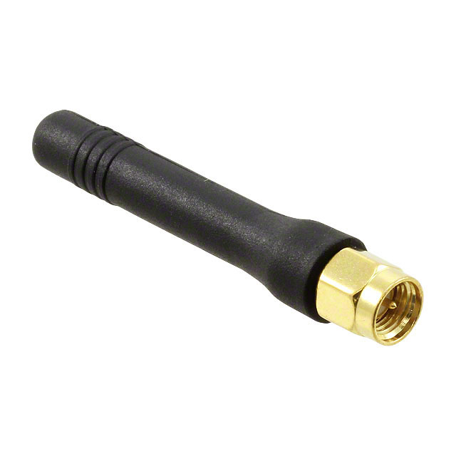 image of >GPRS, GSM Whip, Straight RF Antenna 824MHz ~ 960MHz, 1.71GHz ~ 1.785GHz, 1.805GHz ~ 2.4GHz 2.14dBi SMA Male Connector Mount>X000005