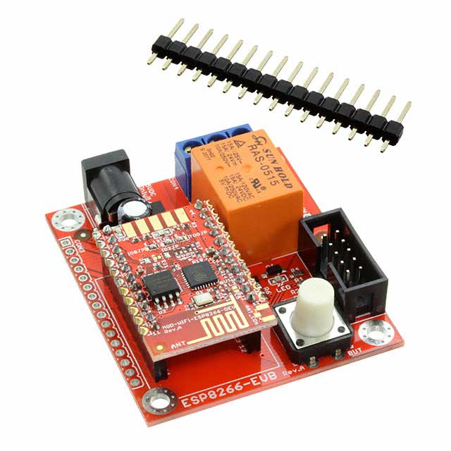 image of >- ESP8266 Transceiver; 802.11 b/g/n (Wi-Fi, WiFi, WLAN) 2.4GHz Evaluation Board>ESP8266-EVB