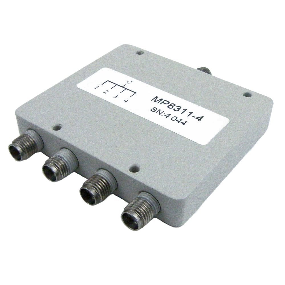 image of >RF Power Divider 800 MHz ~ 2.4 GHz Isolation (Min) 20dB, 6° Imbalance (Max), 1.25 VSWR (Max) Module, SMA Connectors>MP8311-4