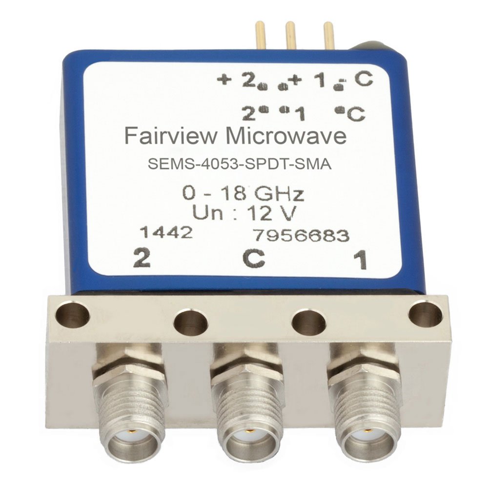 image of >RF Switch IC General Purpose SPDT 50Ohm>SEMS-4053-SPDT-SMA