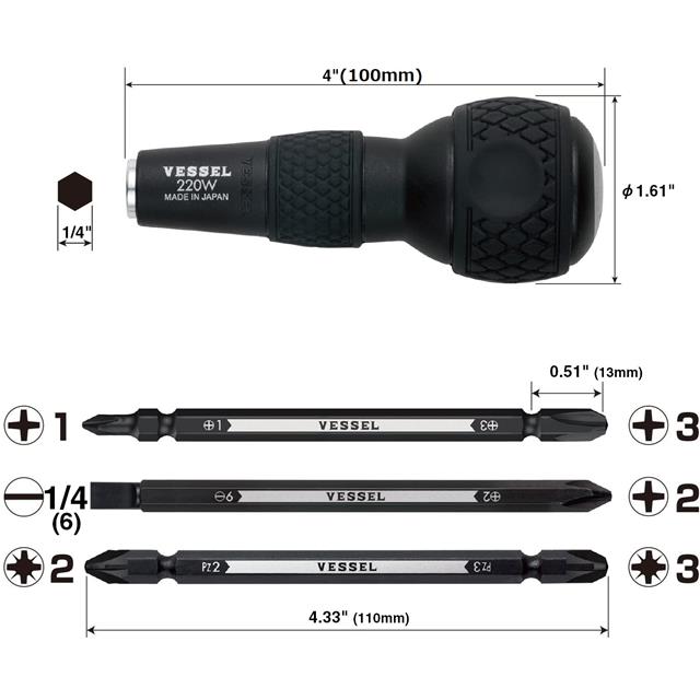 image of Screw and Nut Drivers>220W3 