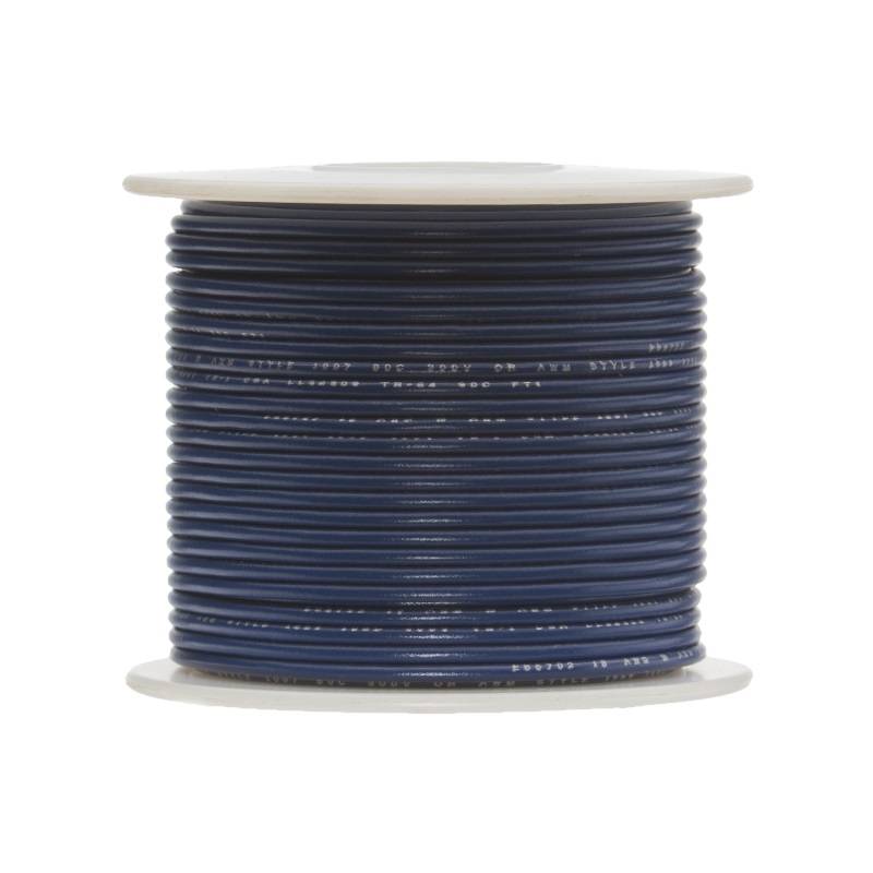 image of Single Conductor Cables (Hook-Up Wire)>16UL3173STRBLU100