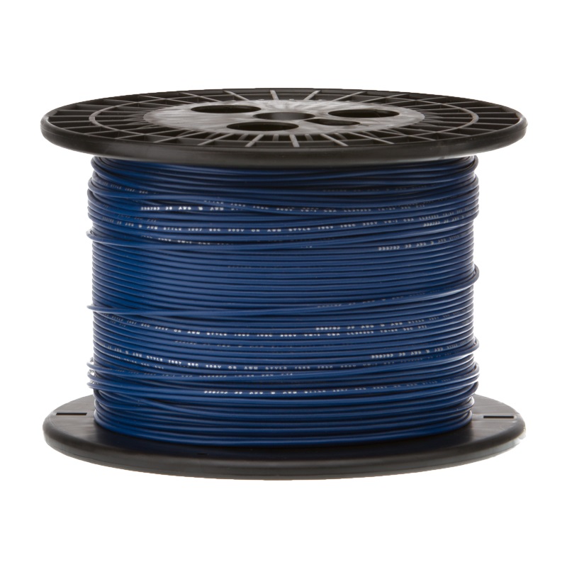 image of >18 AWG Hook-Up Wire 16/30 Blue 600V 1000.0' (304.8m)>18UL3173STRBLU1000