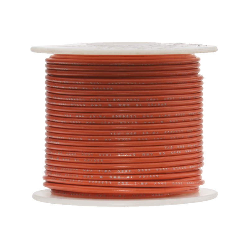 image of Single Conductor Cables (Hook-Up Wire)>22UL3173STRORA100 