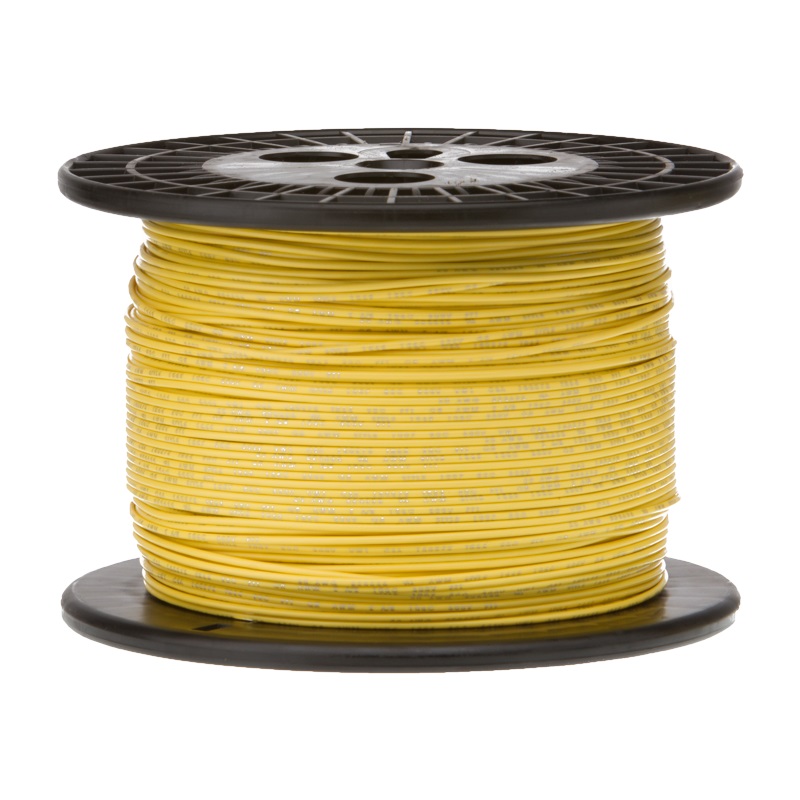 image of >22 AWG Hook-Up Wire 7/30 Yellow 600V 250.0' (76.2m)>22UL3173STRYEL250