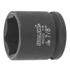 image of >Socket, Impact 6 Point Socket Shallow Socket 7/8" 1.18" (30mm)>650102 7/8