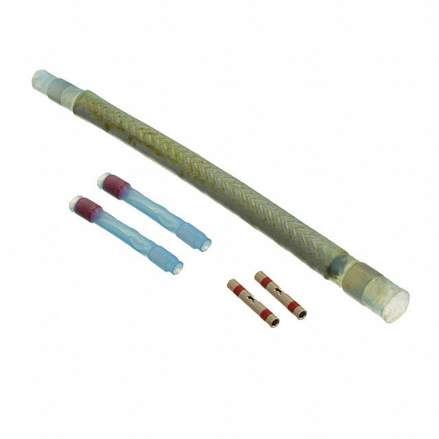 image of >Wire to Wire Solder Sleeve Transparent - Blue 0.157" (4.00mm)>621207-000