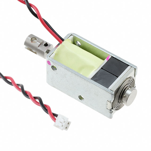 image of >Pulse Duty Solenoid Open Frame Latching (Push) Type 0.138" (3.50mm) Stroke 18VDC Chassis Mount>DSMS-0730-18