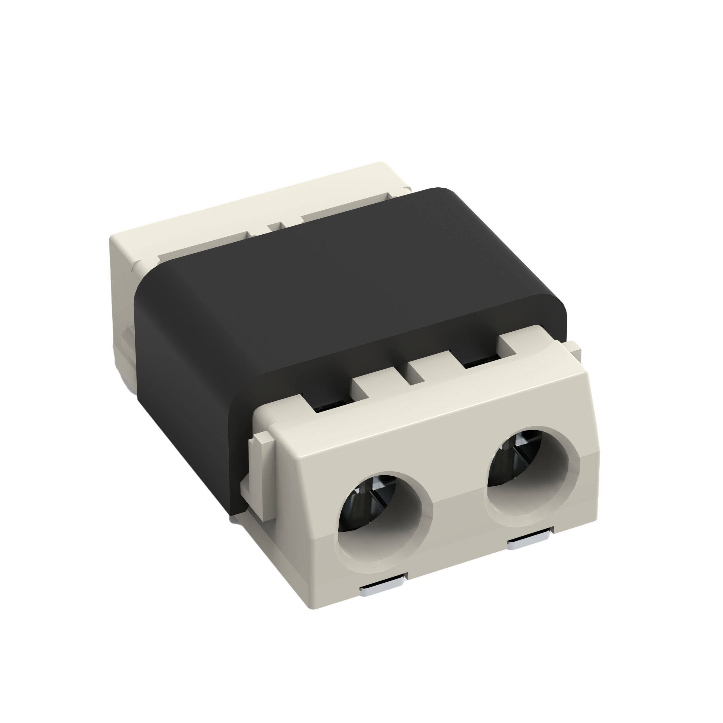 image of >SSL Connector 2 Position Receptacle, Poke-In Wire Board to Cable/Wire 0.157" (4.00mm) Solder>695402300222