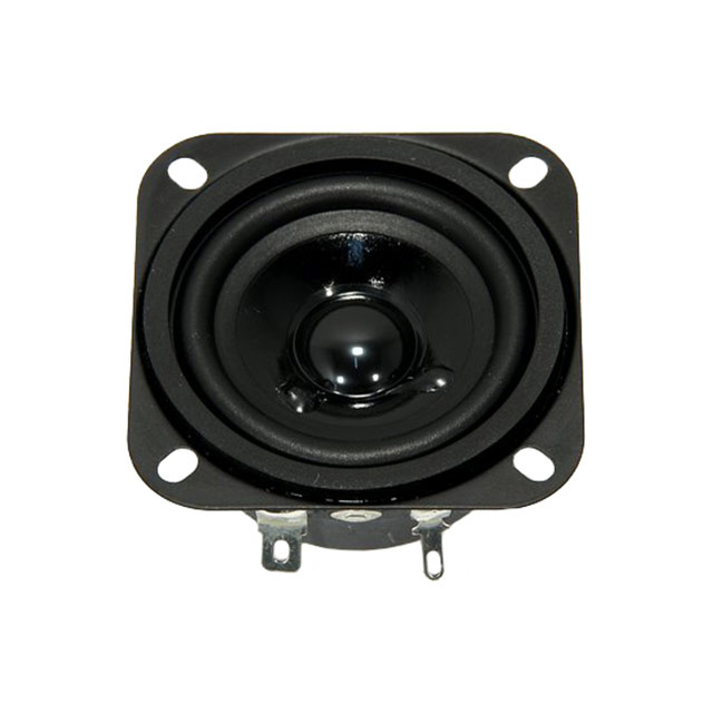 image of >8 Ohms General Purpose Speaker 10 W 120 Hz ~ 20 kHz Top Round, Square Frame>FR 58 - 8 OHM