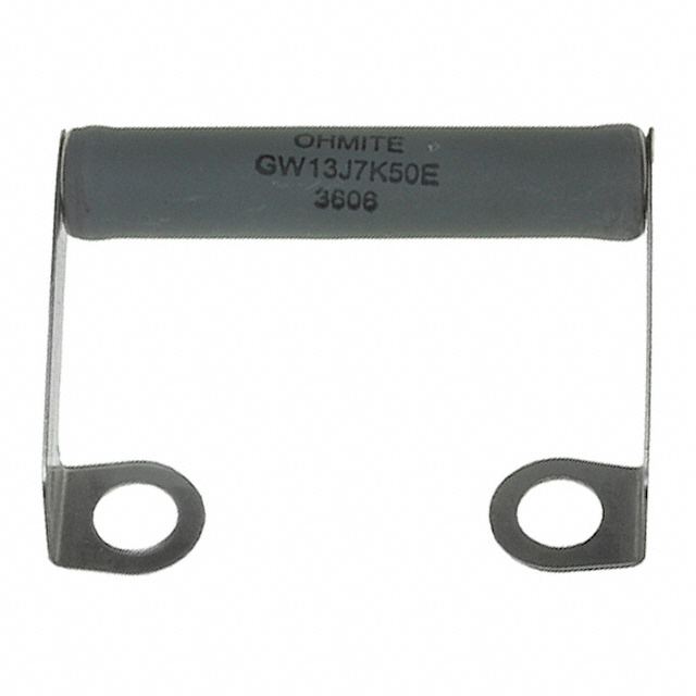 image of >7.5 kOhms ±5% 13W Bleeder, Capacitor Specialized Resistor Wirewound ±100ppm/°C Capacitor, 31.8mm Pitch>GW13J7K50E