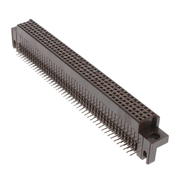 image of >180 Connector Receptacle, Female Sockets Through Hole, Right Angle Brown High Density (HDC, HDI, HPC)>532903-6