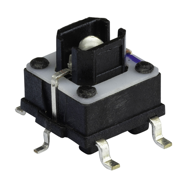 image of >Tactile Switch SPST-NO Top Actuated Surface Mount>TS26-68-25-Y-260-SMT-TR