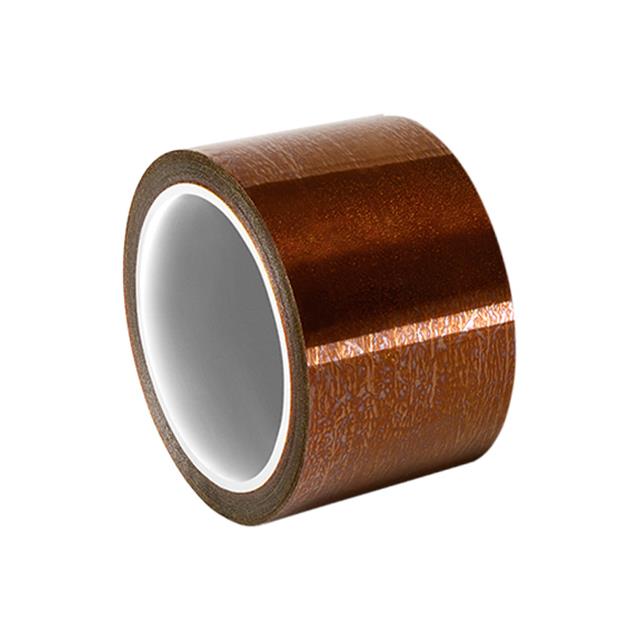 image of >High Temp Polyimide Tape Acrylic Adhesive Amber 2.00" (50.80mm) X 108' (32.9m) 36 yds>7414-2X33M