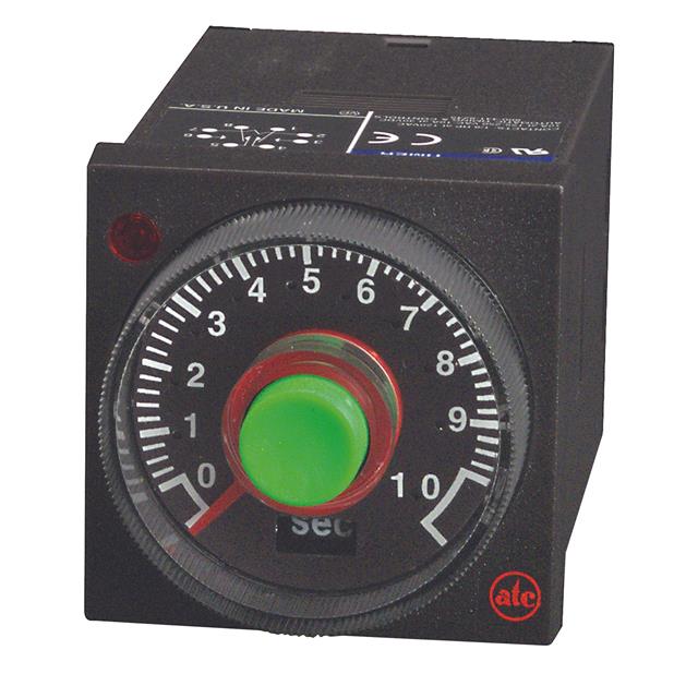 image of >Interval Time Delay Relay DPDT (2 Form C) 5 Sec ~ 50 Hrs Delay 10A @ 250VAC/30VDC Socketable>409B-500-F-2-X