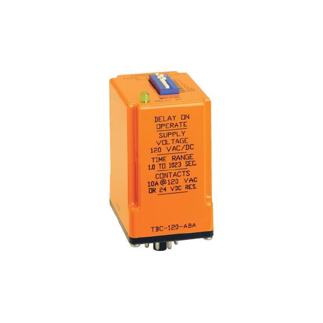 image of >On-Delay Time Delay Relay 10 Sec ~ 10230 Sec Delay 10A @ 250VAC/24VDC Socketable>TBC-240-A-C-A