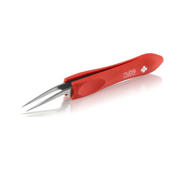 image of >Tweezers Acid Resistant, Anti-Magnetic, ESD Safe Pointed Ultra Fine 4.72" (119.9mm)>5A-SA-RH