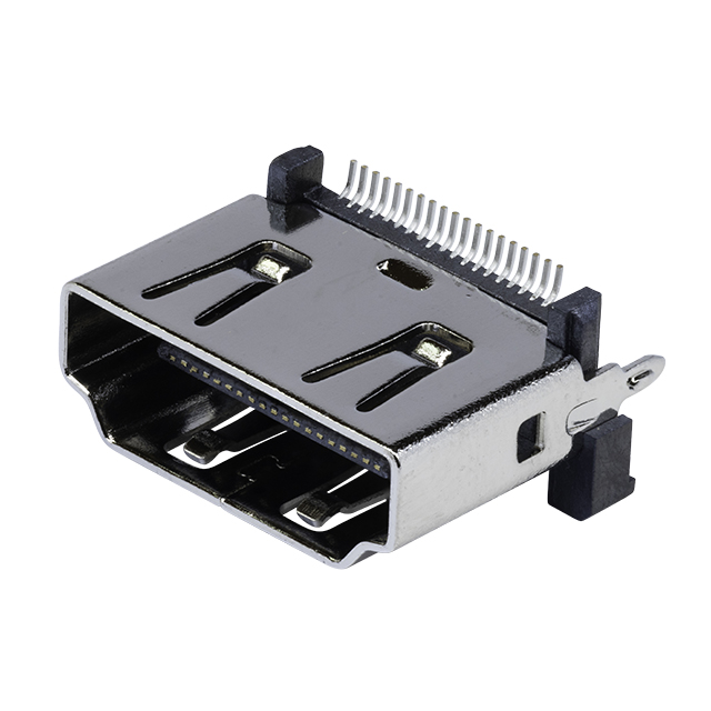 image of USB, DVI, HDMI Connector Assemblies>HD12-19-SMT-TR 