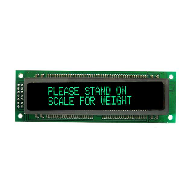 image of >Vacuum Fluorescent Display (VFD) 20 x 2 Character 4.5V ~ 5.5V Parallel/Serial 116.00mm x 37.00mm x 17.50mm>M0220SD-202SDAR1-1G