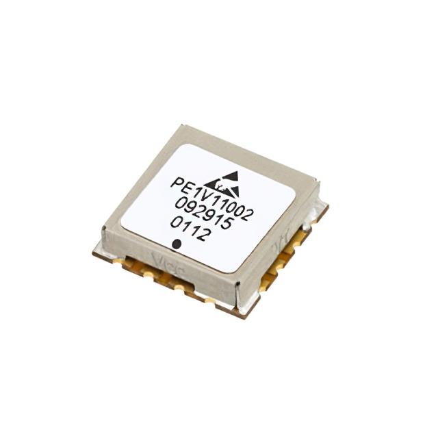 image of >37.5MHz Center Frequency 0 V ~ 15 V Voltage Controlled Oscillator 11.5 ±1.5 dBm -12 2nd Harmonic Typ (dBc)>PE1V11002