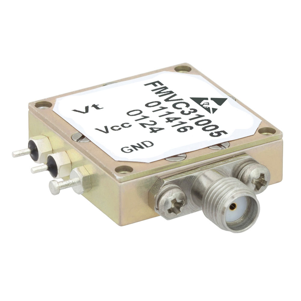 image of >75MHz Center Frequency 0.5 V ~ 20 V Voltage Controlled Oscillator 12 ±2 dBm -12 2nd Harmonic Typ (dBc)>FMVC31005