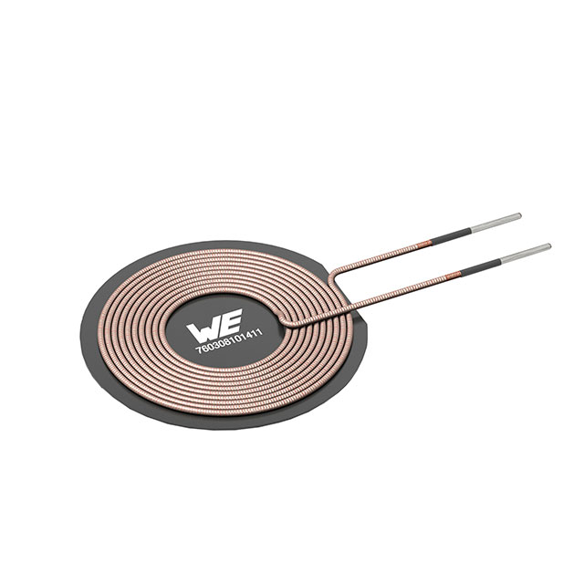 image of >1 Coil, 1 Layer 6.3µH Wireless Charging Coil Transmitter 48mOhm>760308101411